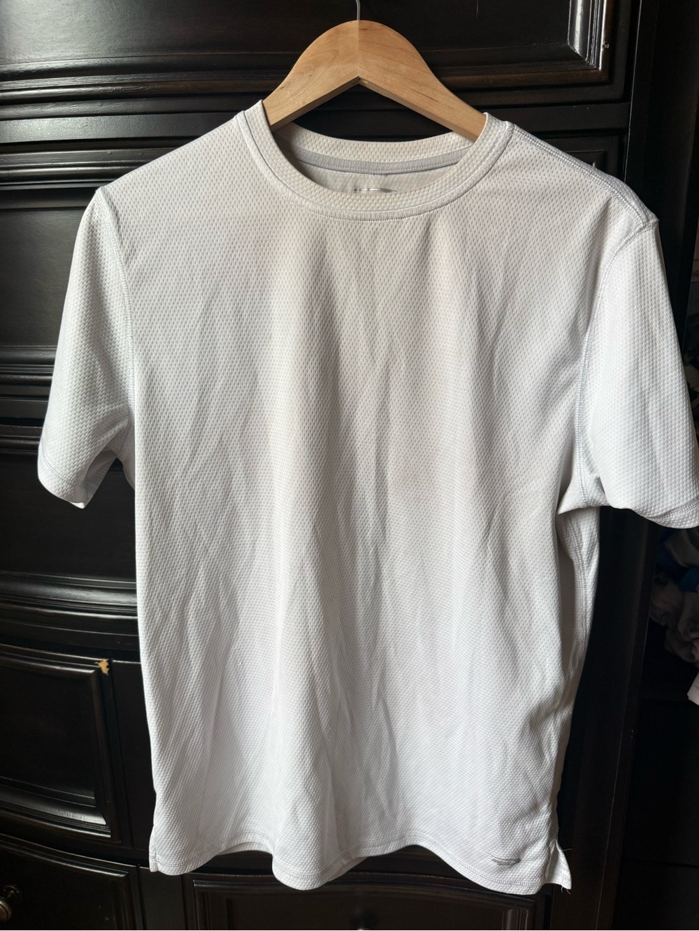 MTA Sport White Short‑Sleeve Performance Tee